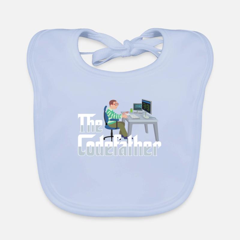 Lustiger IT-Abteilung-Softwareentwickler-Computer Baby Bio-Lätzchen