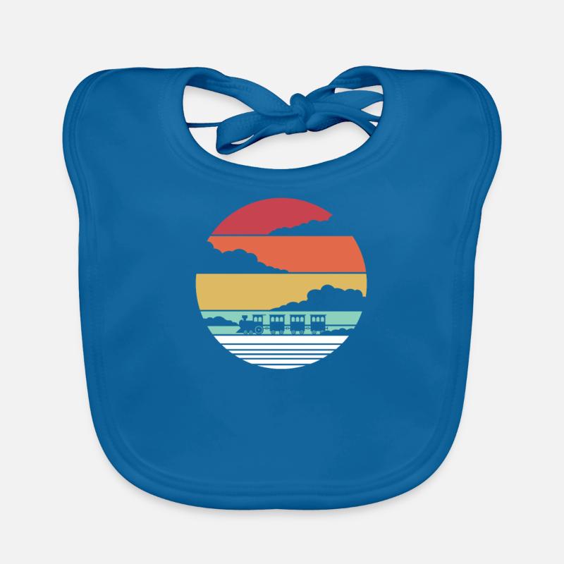 Train trains model railway railway gift Organic Baby Bibs