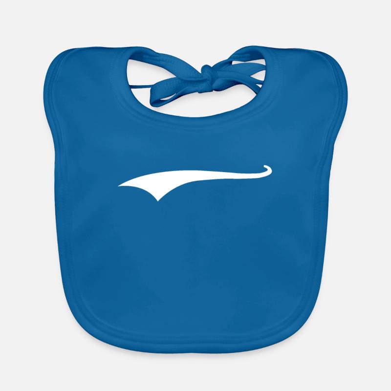 Swoosh underscore Swash Organic Baby Bibs