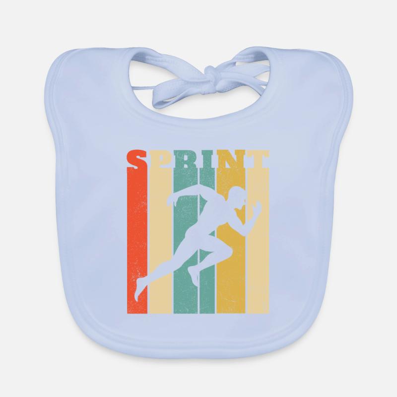 Conception de sprint rétro pour un sprinter - SPRINT Bavoir bio Bébé