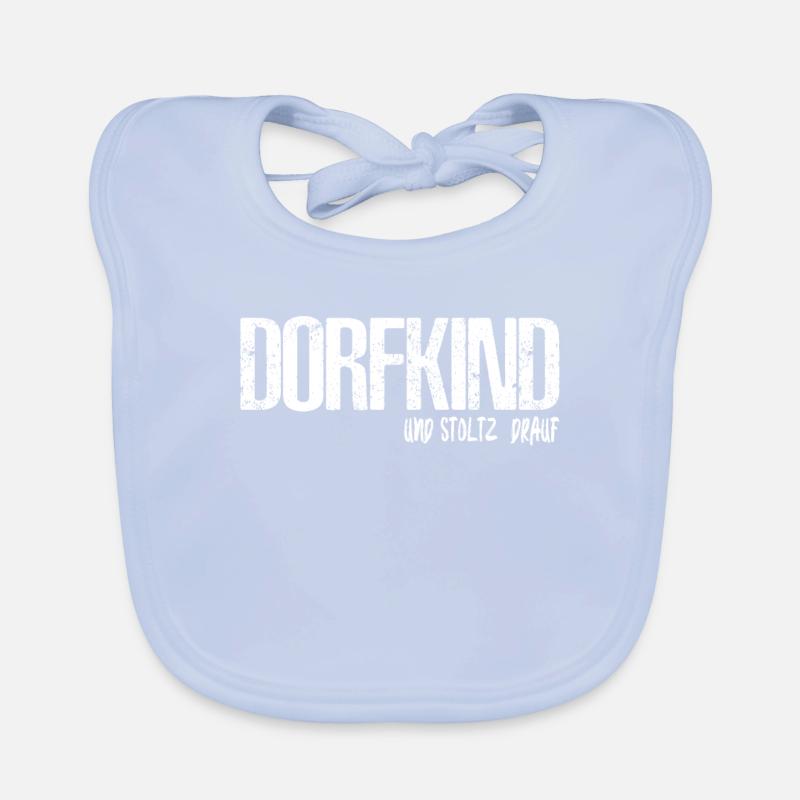 Dorf Geschenkidee Landleben Baby Bio-Lätzchen