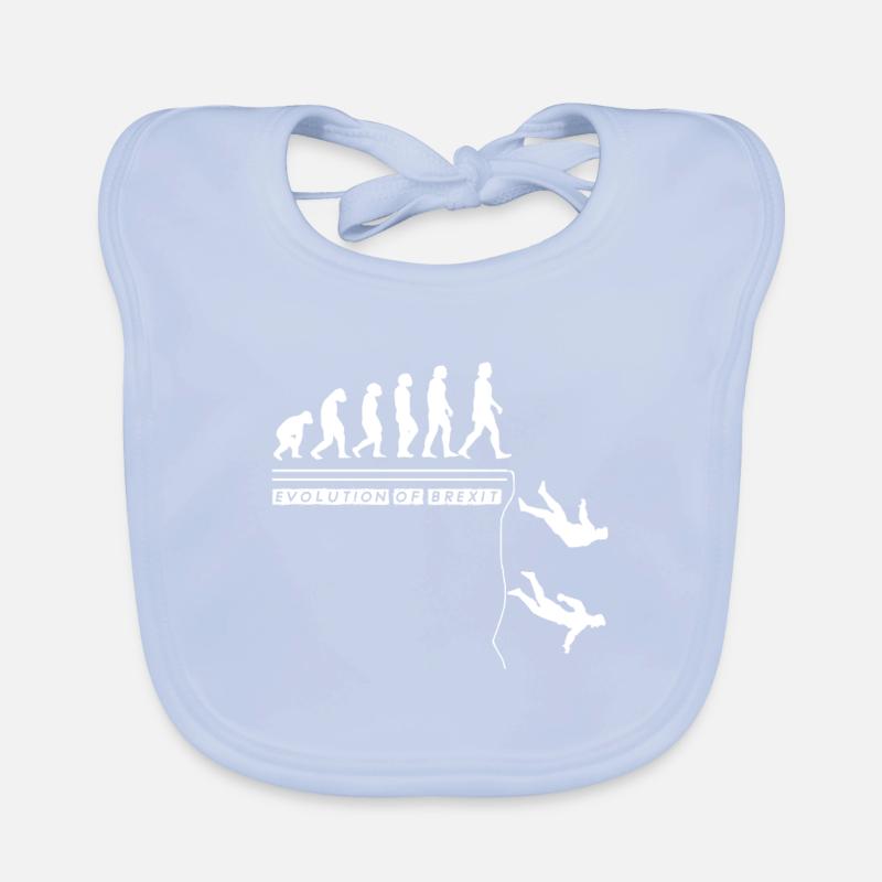 Évolution du Brexit British UK Europe Exit Gift Bavoir bio Bébé
