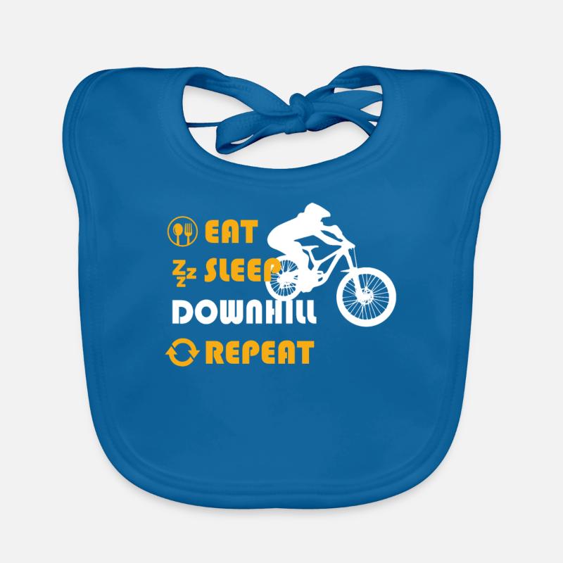 Downhill Graphic Tshirt Baby Bio-Lätzchen