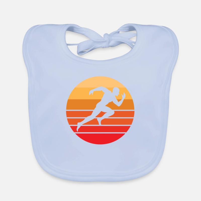 Sprinting Organic Baby Bibs