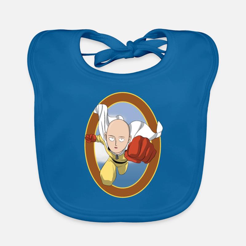 Superhero design bald head / great gift idea Organic Baby Bibs