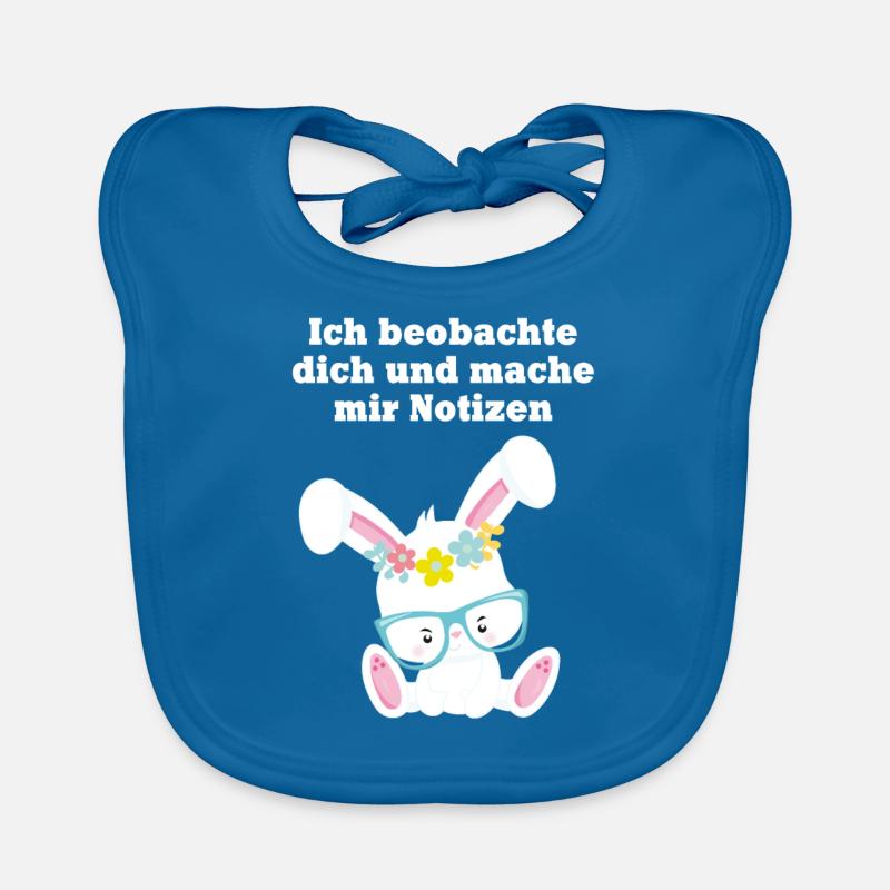 Hase Kaninchen Spruch Lustig Geschenk Baby Bio-Lätzchen