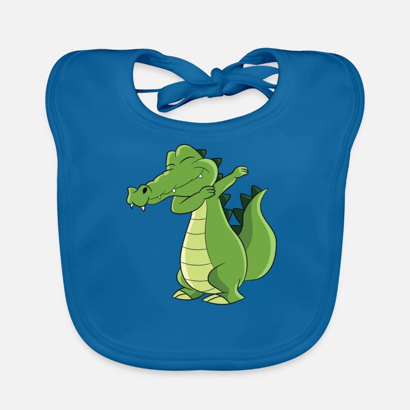 Dabbing Crocodile Crocodile Bavoir bio Bébé