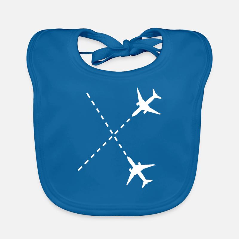 Flugzeuge Flugzeug Drohne Pilot Geschenk Baby Bio-Lätzchen