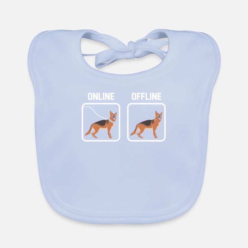 German Shepherd Organic Baby Bibs
