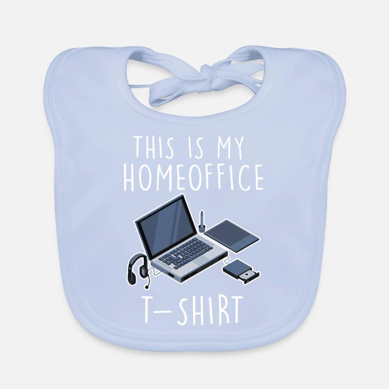 Computer humor home office humor Organic Baby Bibs