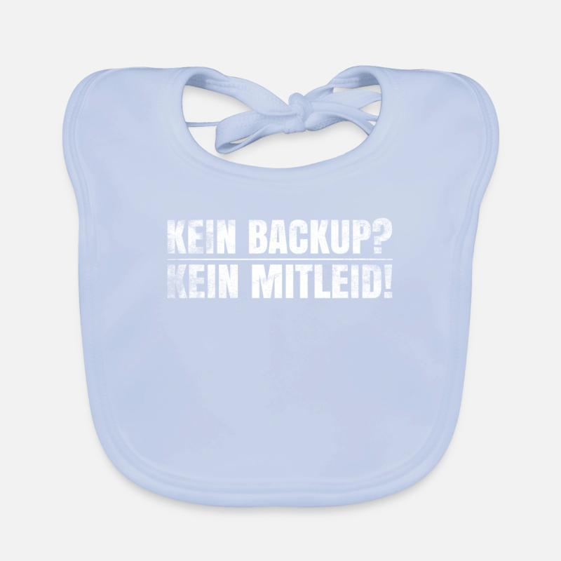 Admin IT Sysadmin Lustiger Spruch Geschenk Baby Bio-Lätzchen