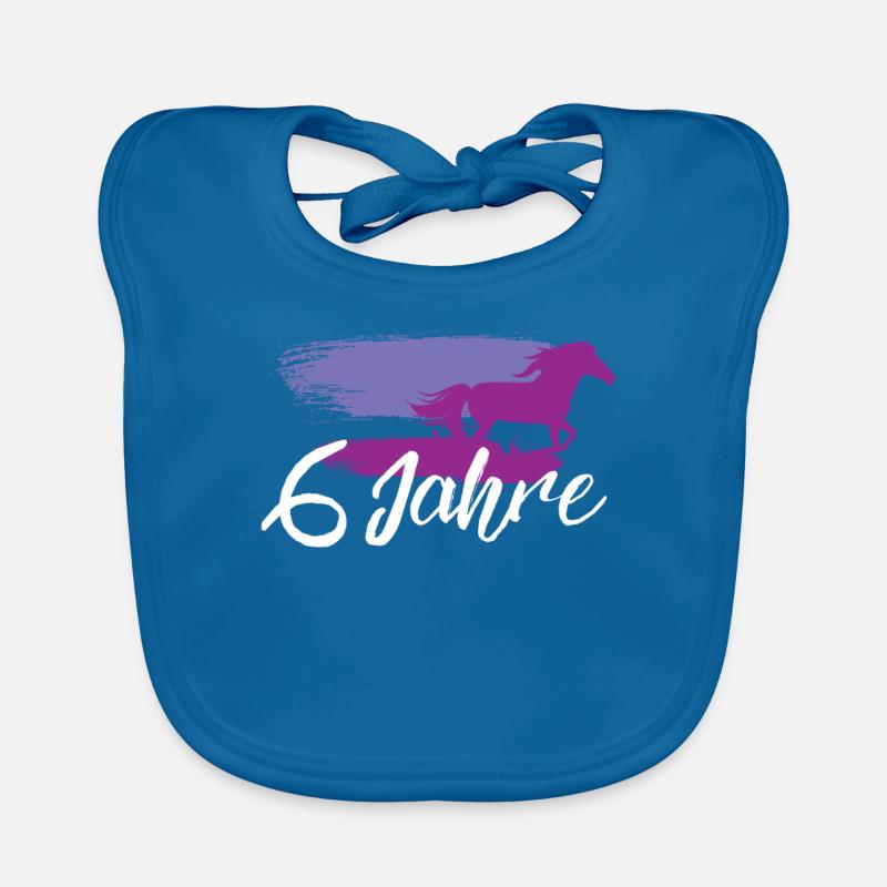 6 Geburtstagsgeschenk 6. Geburtstags Geschenk Baby Bio-Lätzchen