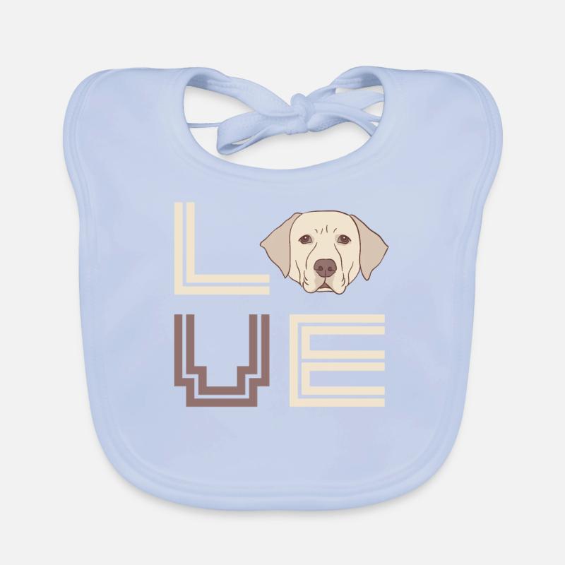Labrador Hundebesitzer Tier Baby Bio-Lätzchen