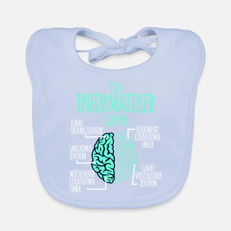 Informatiker Informatik Programmierer Nerd Geek Baby Bio-Lätzchen