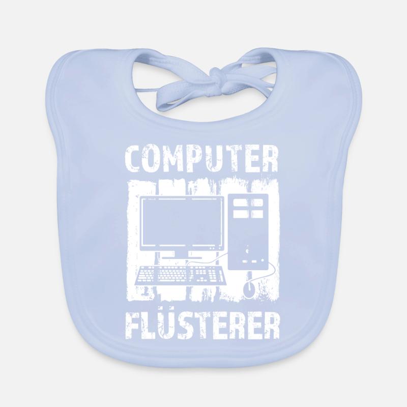 Computer Flüsterer Baby Bio-Lätzchen