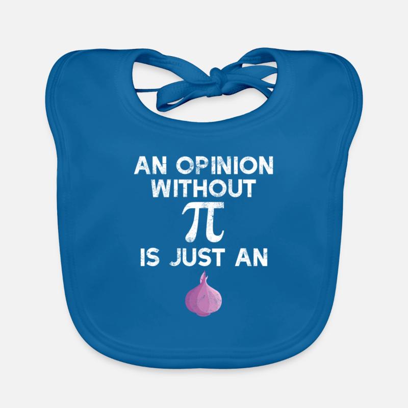 Funny Pi Design Math Pun Geek Humor Math Joke Pi Organic Baby Bibs
