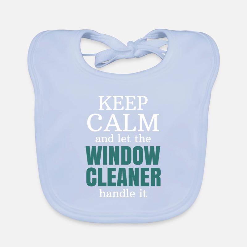 Window cleaner gift profession Organic Baby Bibs