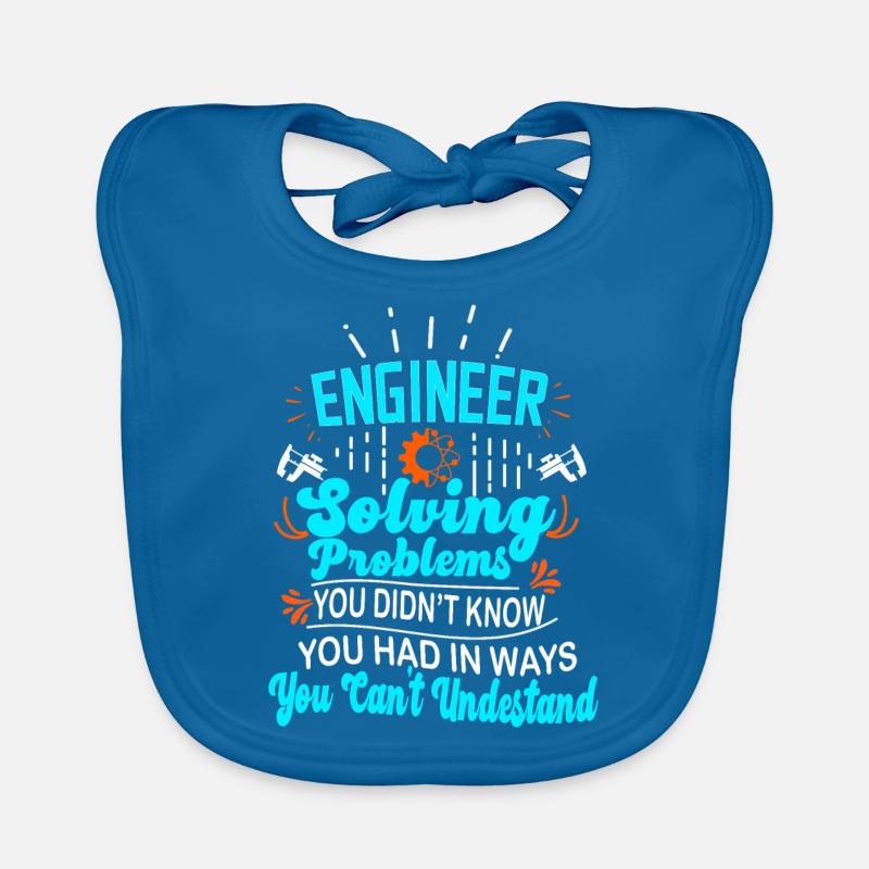 Computer Science Computer Scientist Gift - Baby Bio-Lätzchen - Pfauenblau