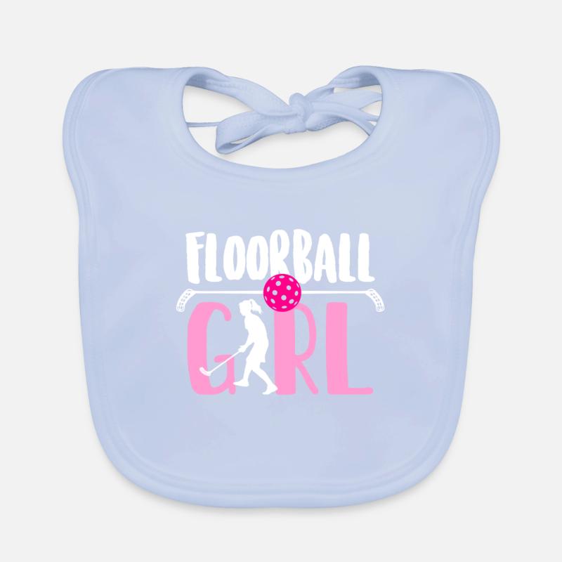 Fille de floorball Bavoir bio Bébé