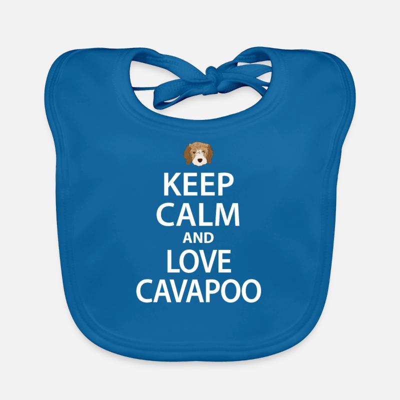 Cavapoo dog Organic Baby Bibs