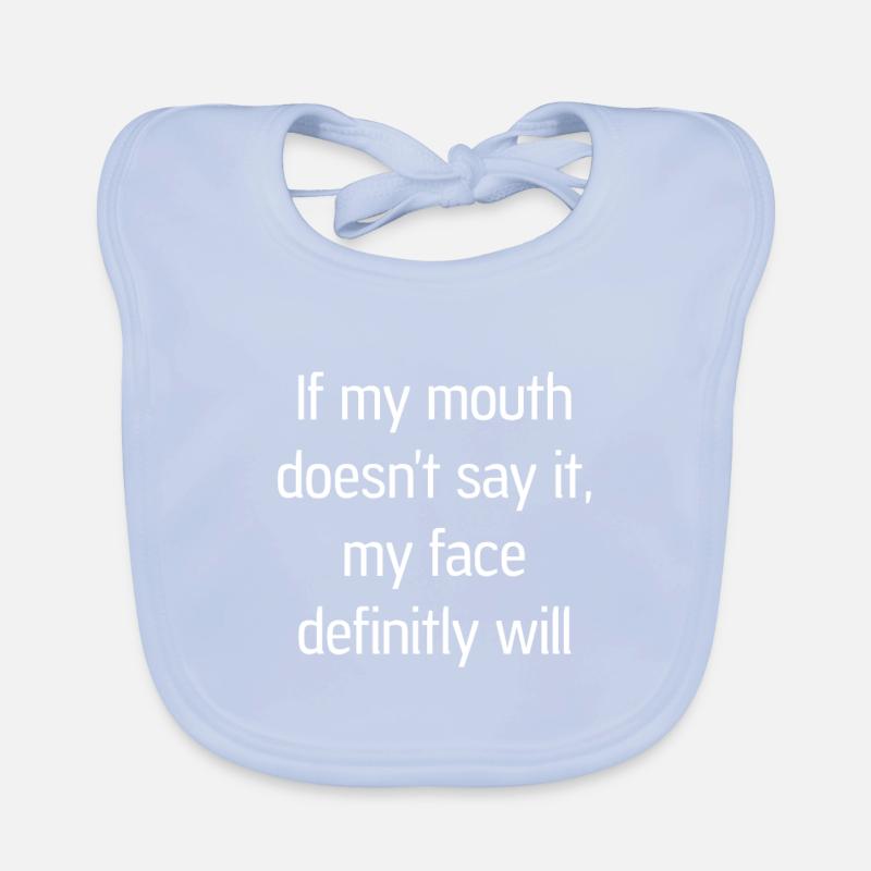 Sarkastisches Sarkasmus-lustiges Sprichwortgeschenk Baby Bio-Lätzchen