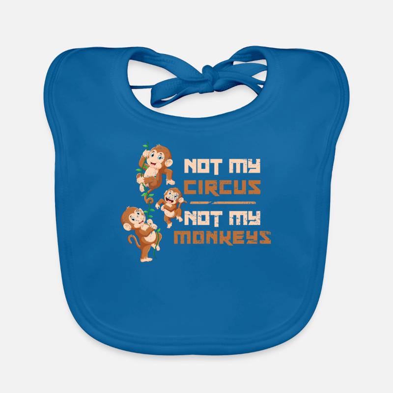 Monkey circus Organic Baby Bibs