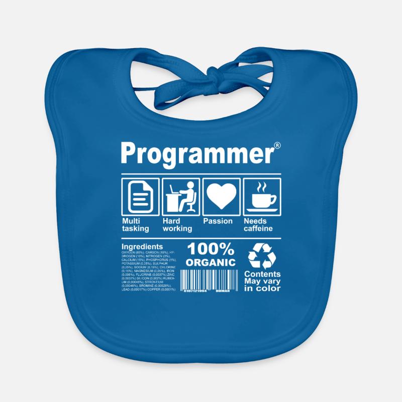 Programmer Baby Bio-Lätzchen