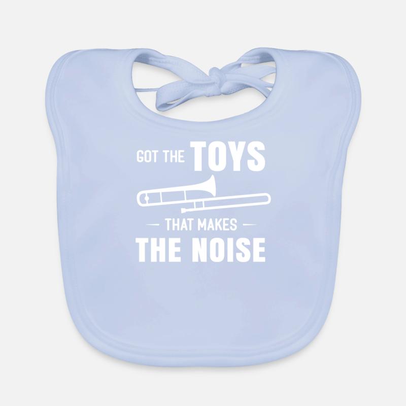 Trombone trombone Bavoir bio Bébé