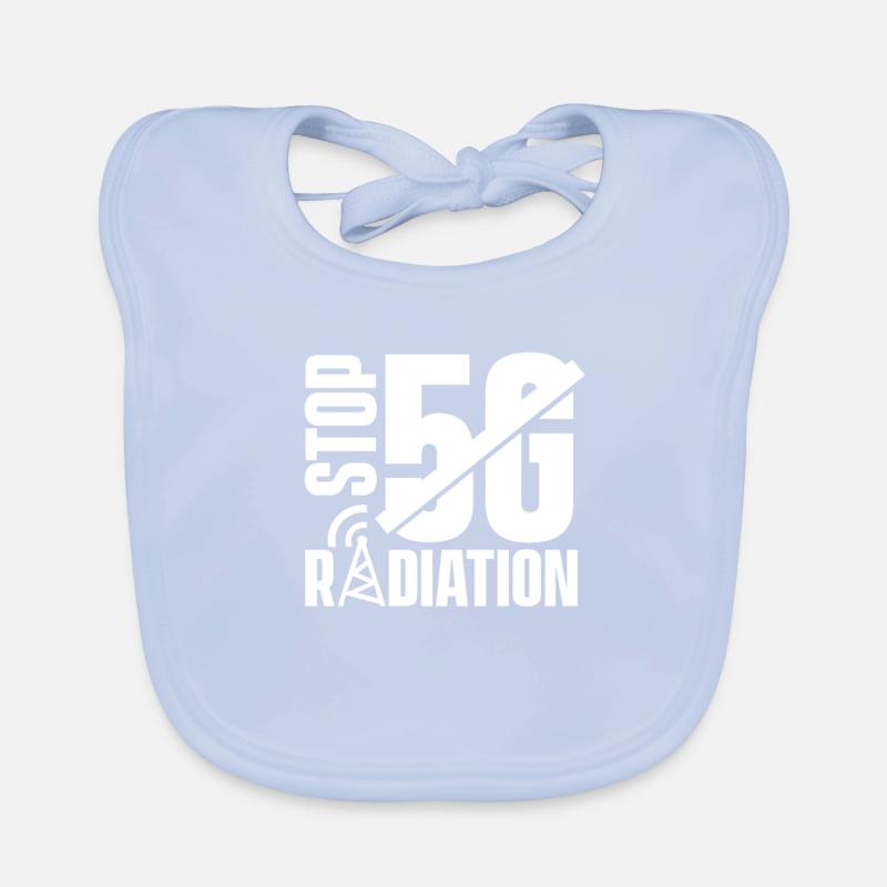 Stops 5G radiation Organic Baby Bibs