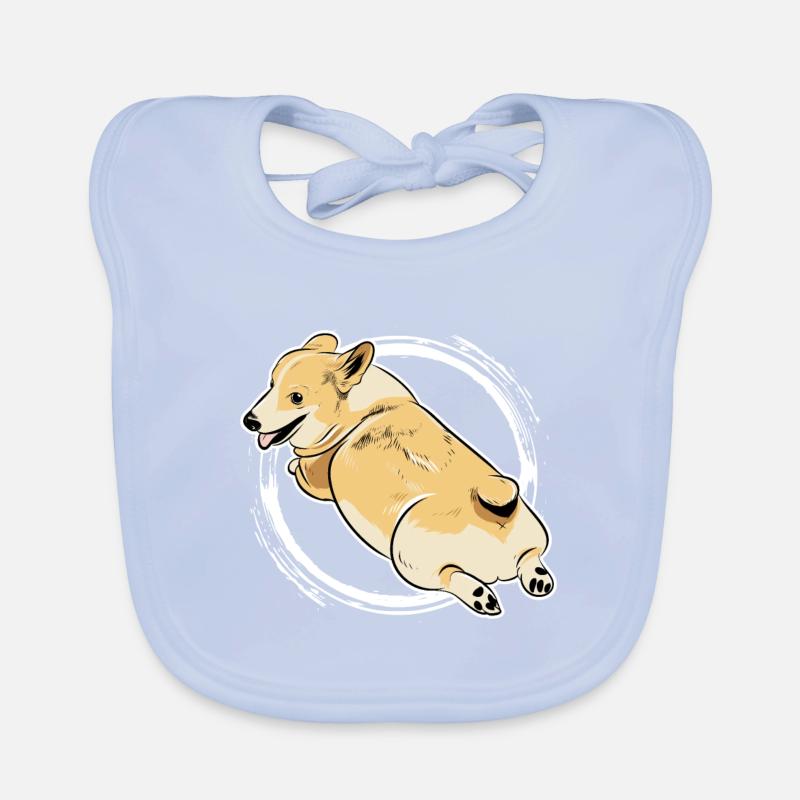 Corgi Baby Bio-Lätzchen