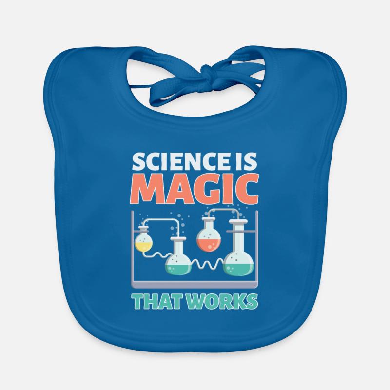 La science est magique Science Nerd Bavoir bio Bébé