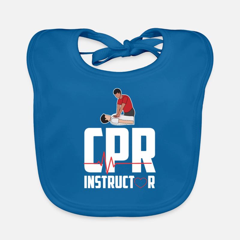 Certified first aid instructor ambulance Organic Baby Bibs