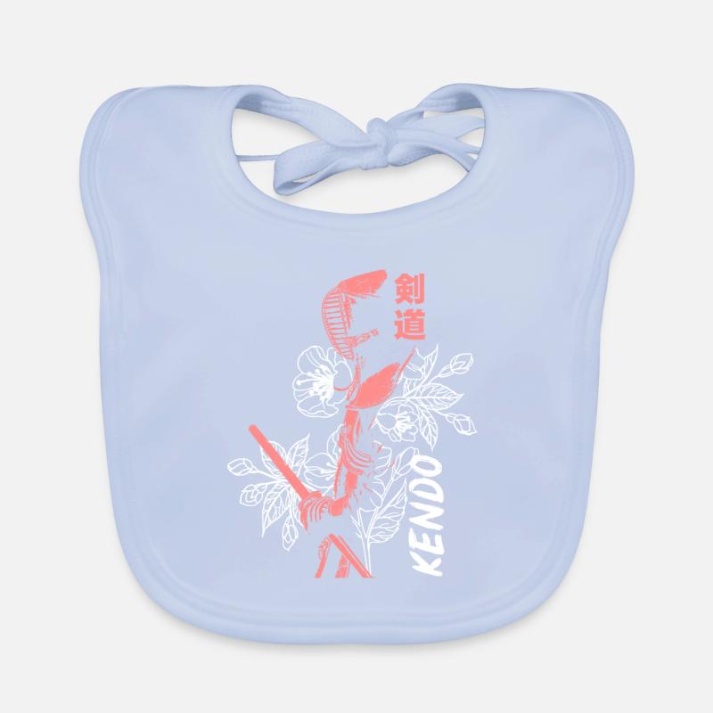 Kendo-Mädchen Baby Bio-Lätzchen