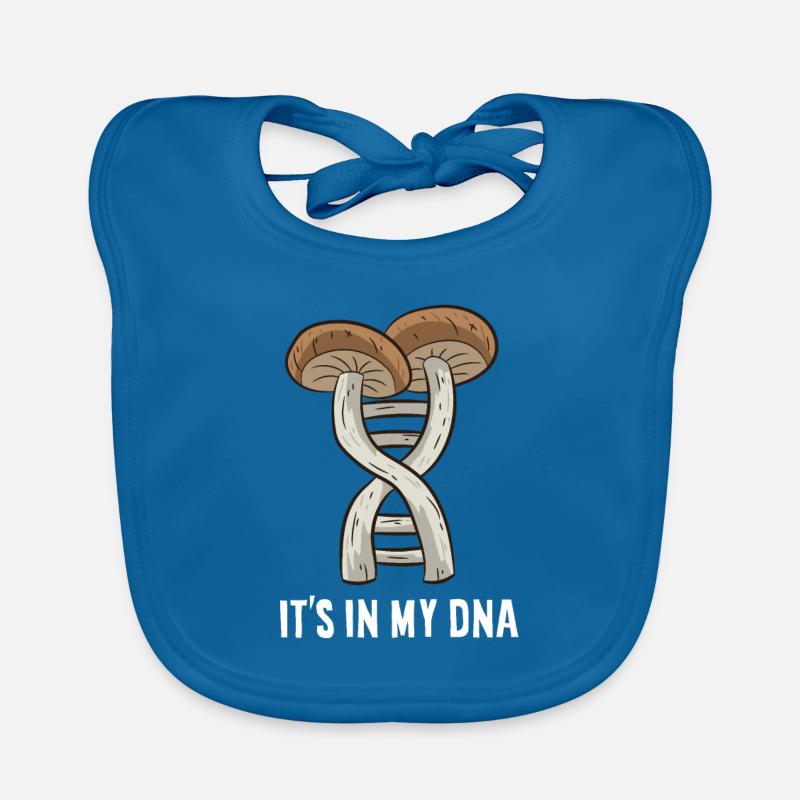Chasseurs de champignons Cueillette de champignons Les champignons sont dans mon ADN Bavoir bio Bébé