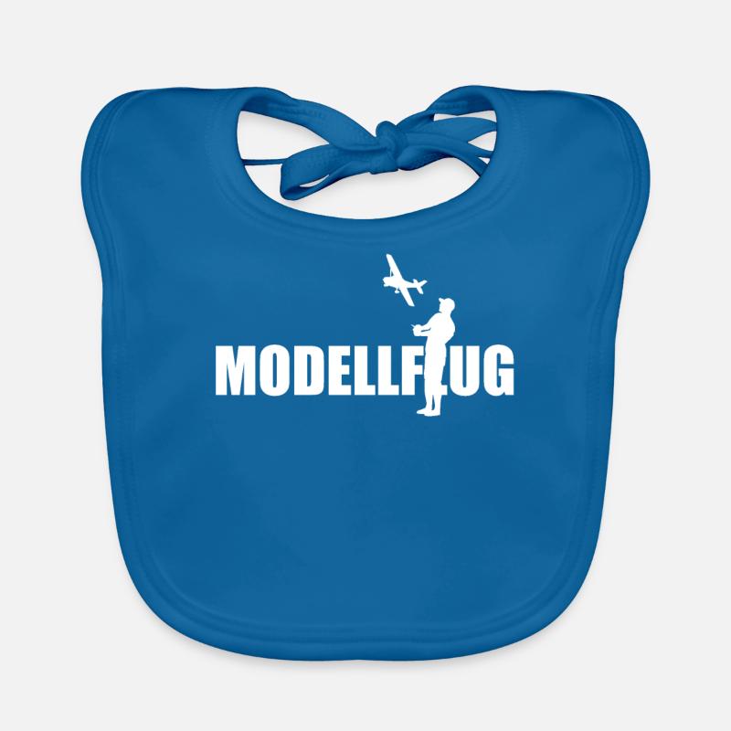 Modellflug Modellbauer Flugzeug Geschenk Baby Bio-Lätzchen