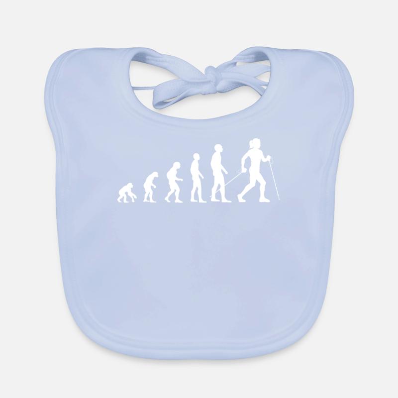 Nordic Walking Walker Evolution Geschenk Frauen Baby Bio-Lätzchen
