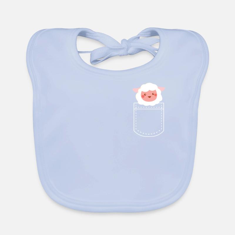 Schaf Baby Bio-Lätzchen