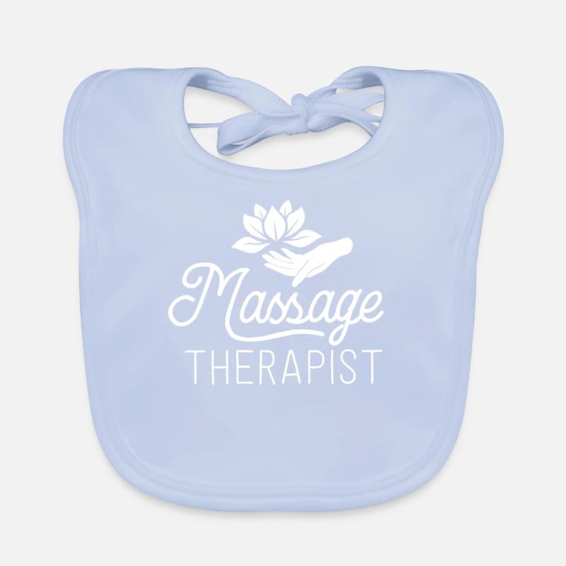 Massagetherapeut Massagetherapie Geschenk Spa Shirt Baby Bio-Lätzchen