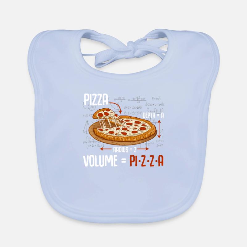 Pizza maths formule physique science Bavoir bio Bébé