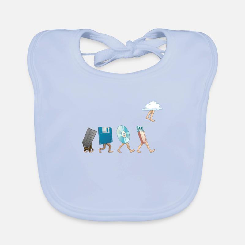 Computer Engineering Software Diskette USB Wolke Baby Bio-Lätzchen