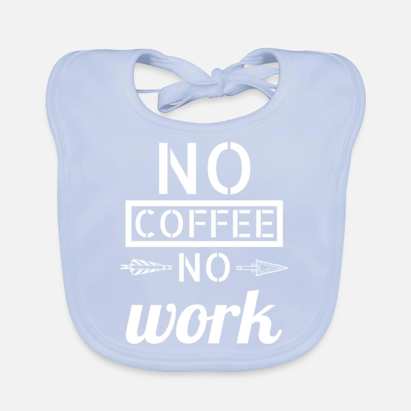 café - Pas de café Bavoir bio Bébé