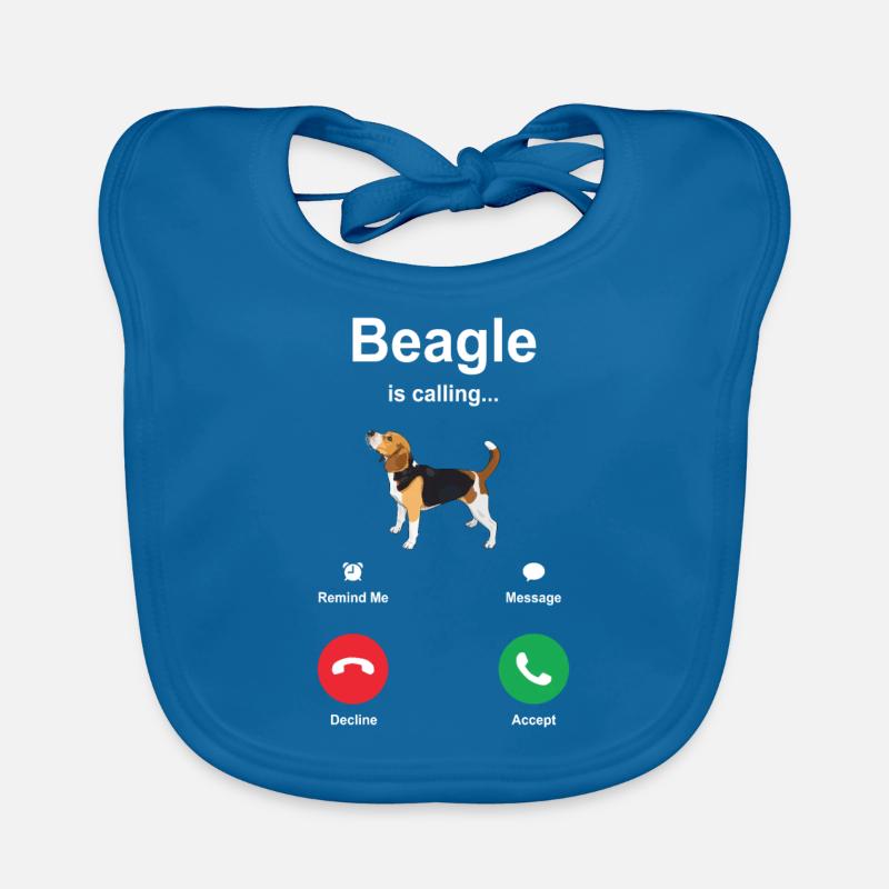 Idée cadeau chiot Beagle Bavoir bio Bébé