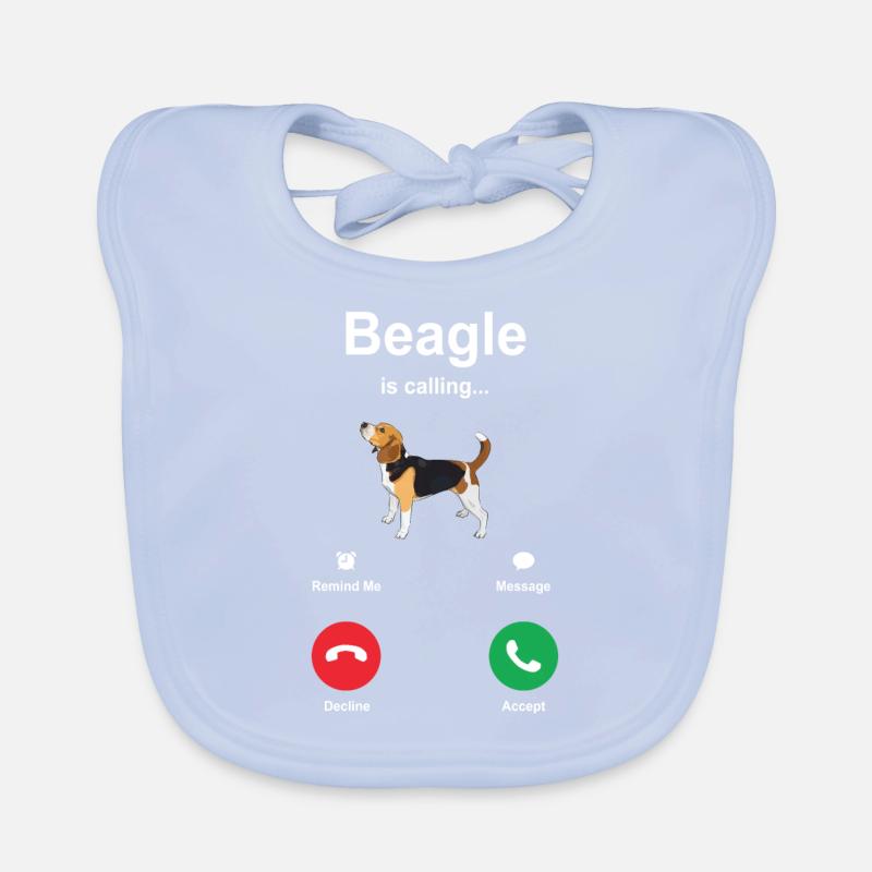 Beagle Hündchen Geschenkidee Baby Bio-Lätzchen