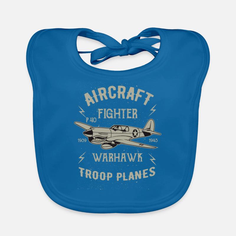 plane Organic Baby Bibs