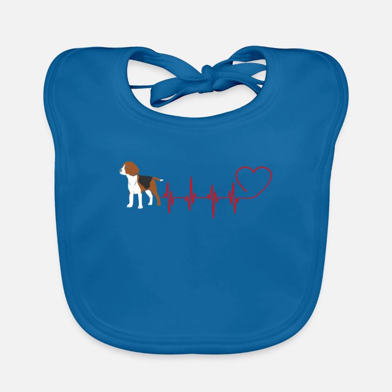 Beagle Hündchen Geschenkidee Baby Bio-Lätzchen