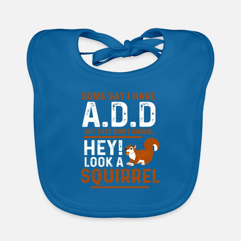 ADHD Attention deficit hyperactivity disorder Gift Organic Baby Bibs