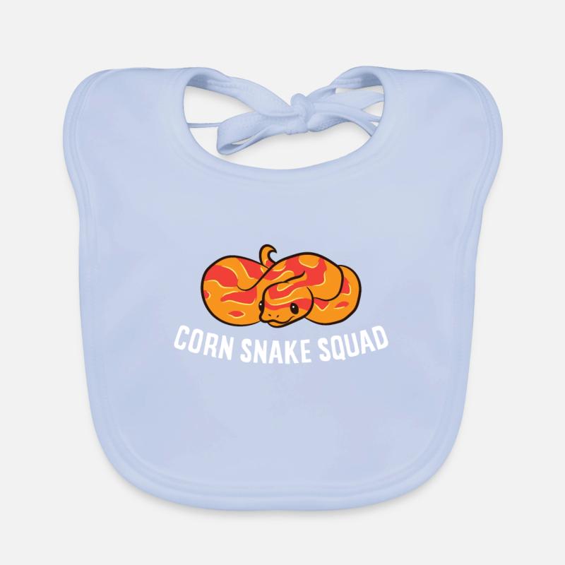 Corn snake - Corn snake squad Organic Baby Bibs