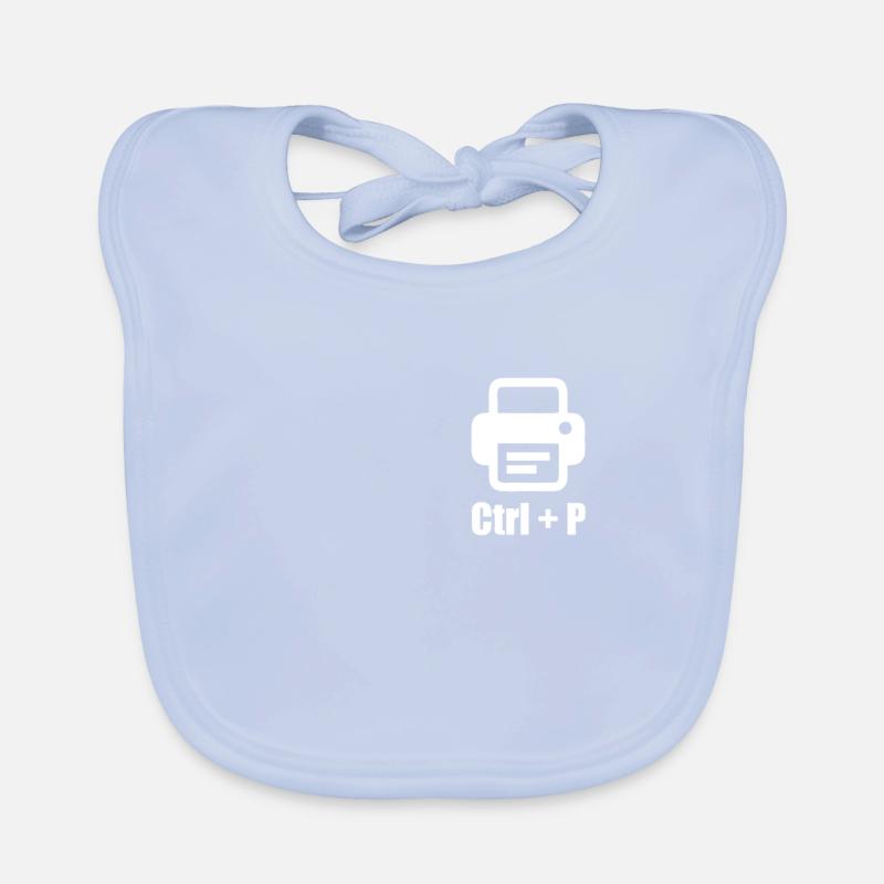 printer Organic Baby Bibs