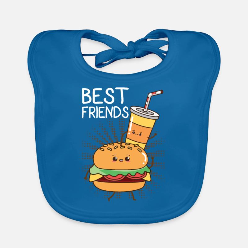 Hamburger Burger Bavoir bio Bébé