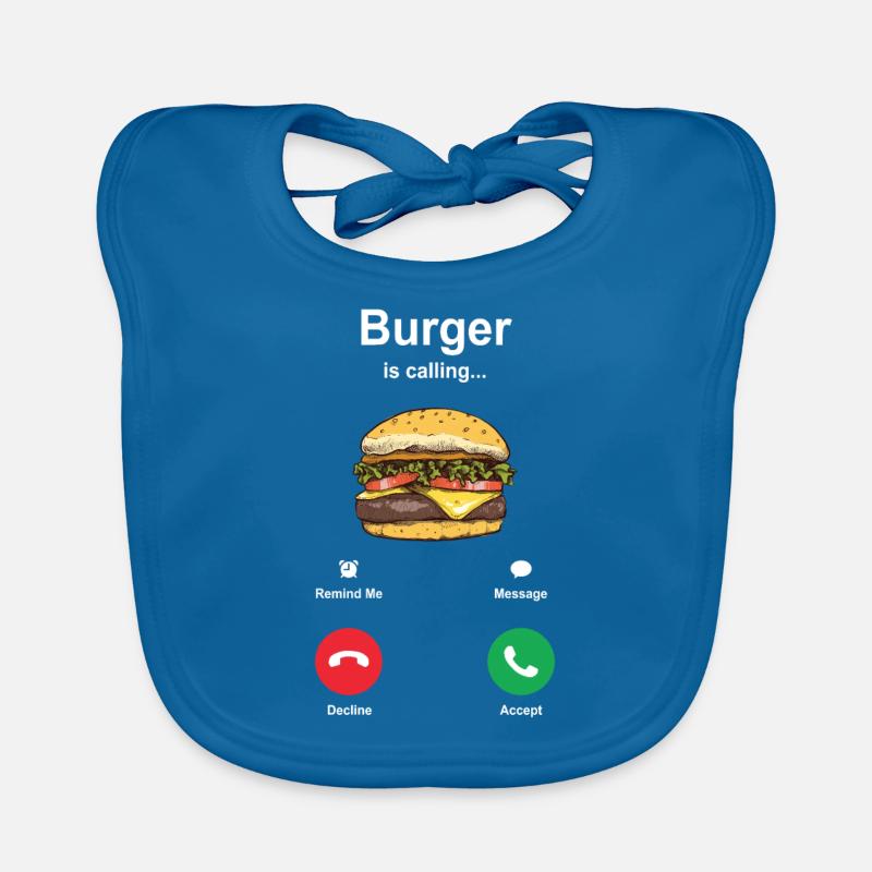 Hamburger Burger Bavoir bio Bébé